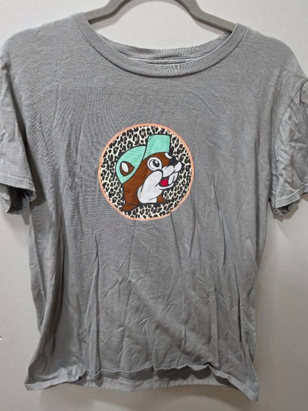 Bucees Wild About Buc-ee's Cheetah Cactus Shirt
